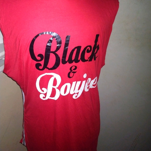 Popular Sports Size 3X "Black & Boujee"" Top - Picture 1 of 7